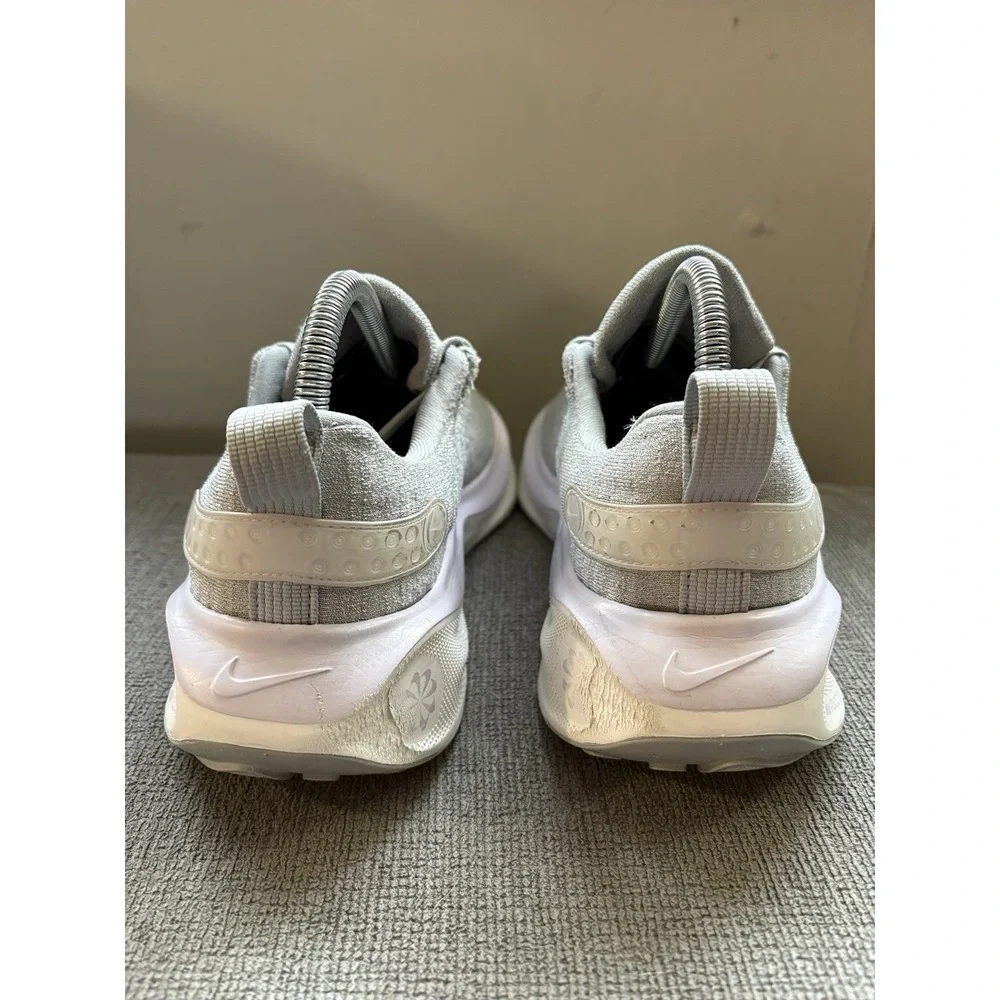 Nike ReactX Infinity Run 4 Running Sneakers Light Smoke Grey Women's Size 8 Wide